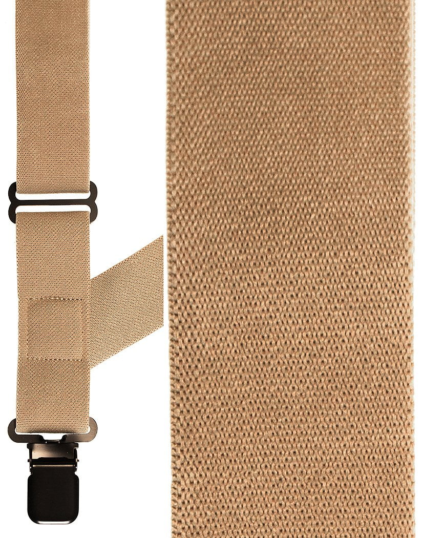 "Khaki Side Clip" Suspenders