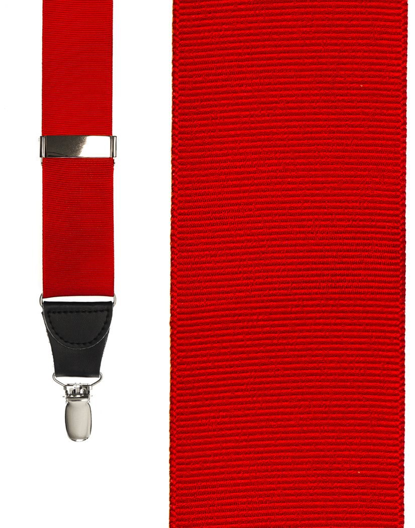 "Red Grosgraine Ribbon" Suspenders