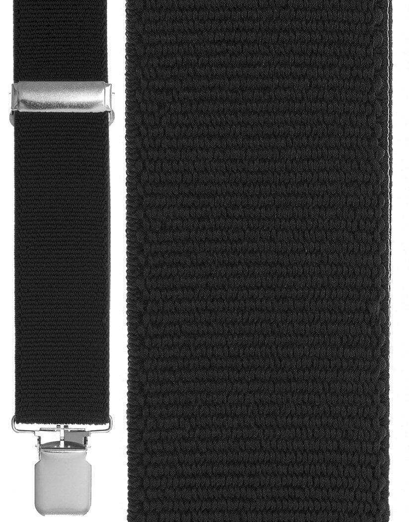 "Black Terry Casual" Suspenders