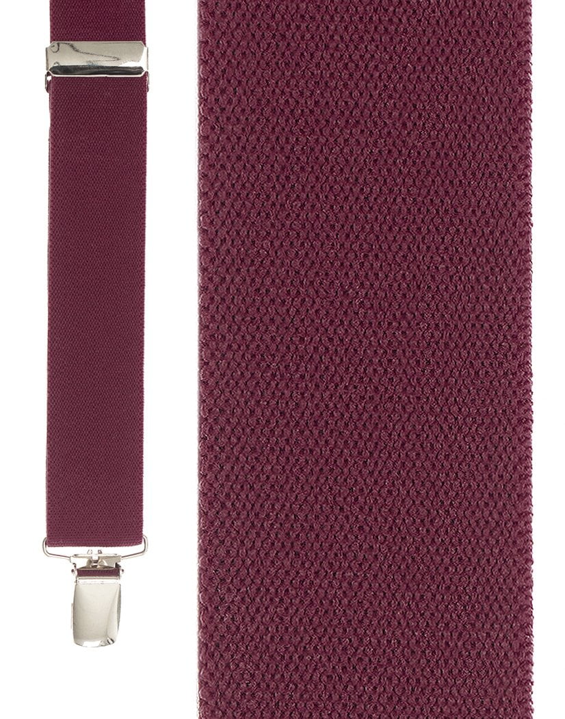 "Burgundy Newport" Suspenders