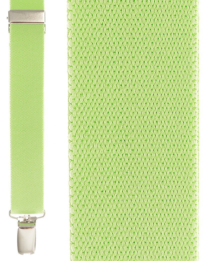 "Fluorescent Lime Newport" Suspenders