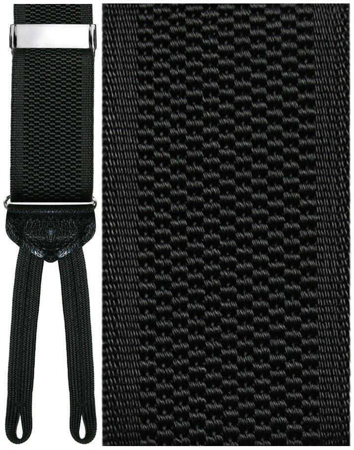 "Molise" Black Suspenders