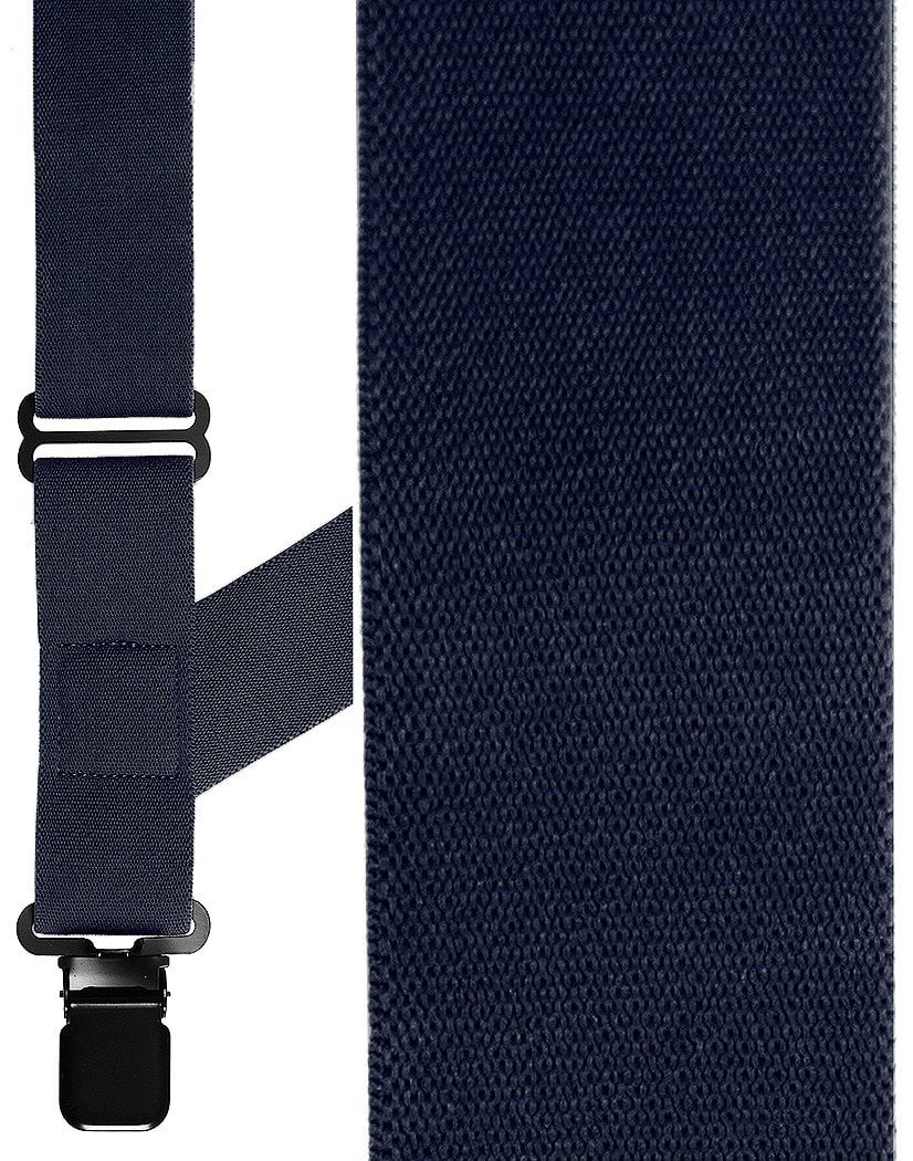"Navy Side Clip" Suspenders