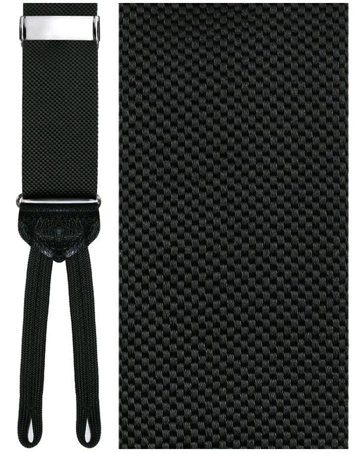 "Teramo" Black Suspenders
