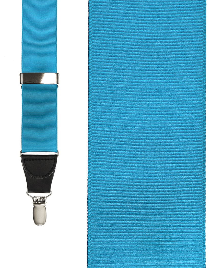 "Turquoise Grosgraine Ribbon" Suspenders